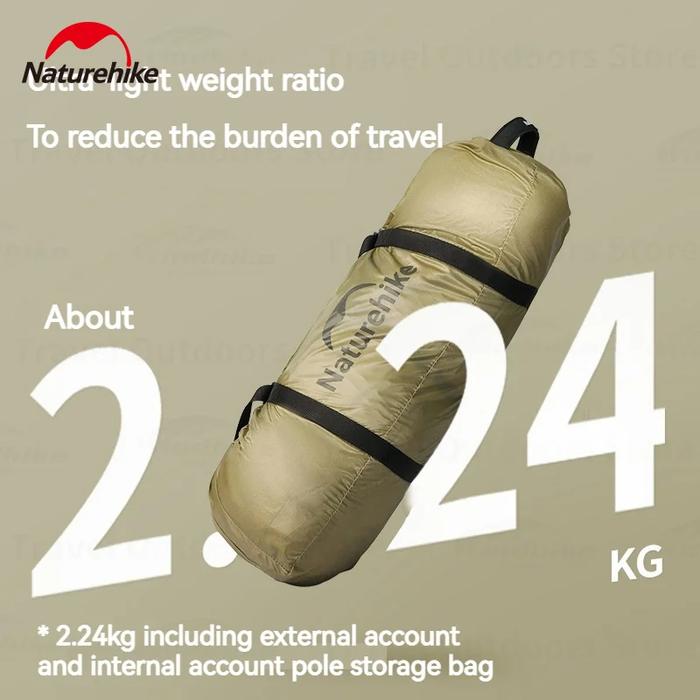 Naturehike Massif Solo Tent Moon Rack Sand