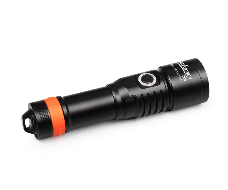 OrcaTorch D530 Dive Light with SOS Cold White 1500L