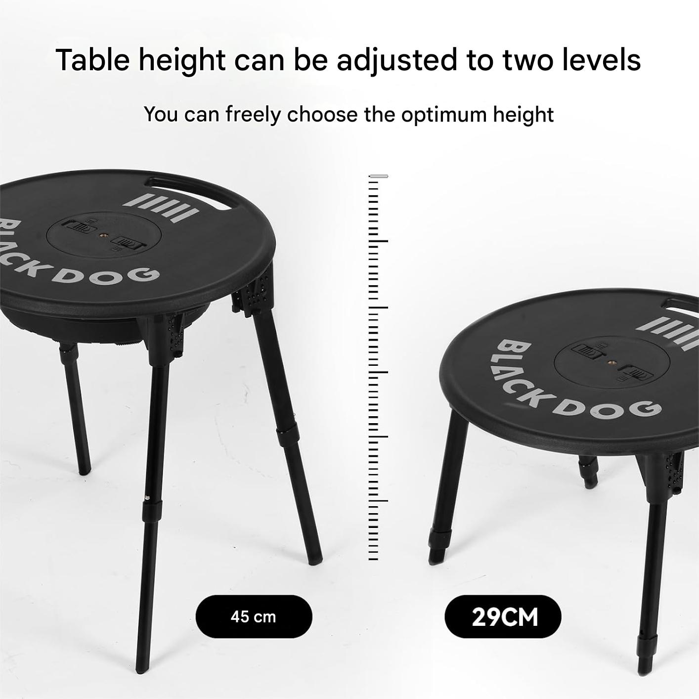 Blackdog Kai lun Camping Round Table and Stool Set