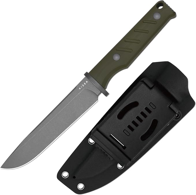 KIZER Camp180 AEB-L Blade G10 Handle 5.55"