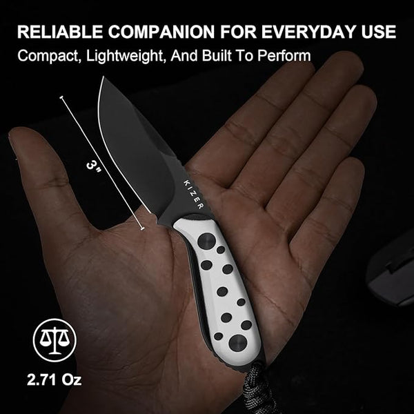 KIZER Buddy Nitro-V Blade G-10 Fixed Blade 3