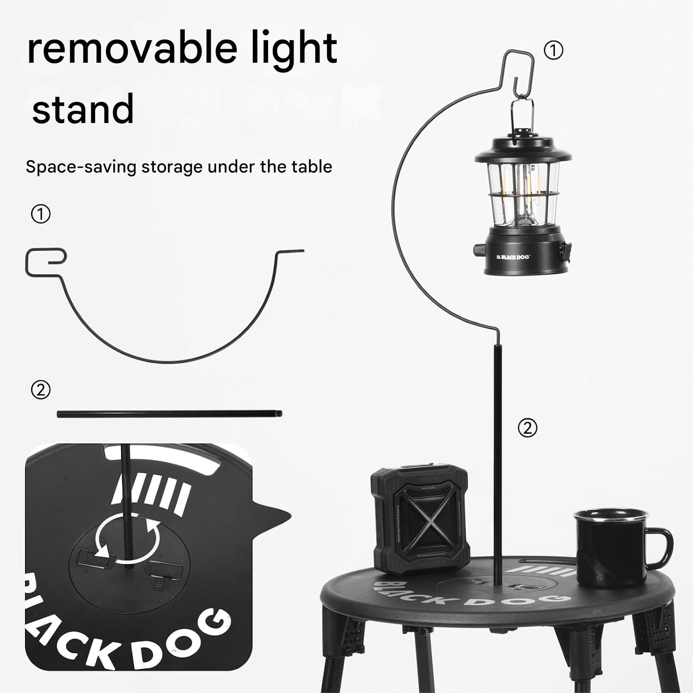 Blackdog Kai lun Camping Round Table and Stool Set