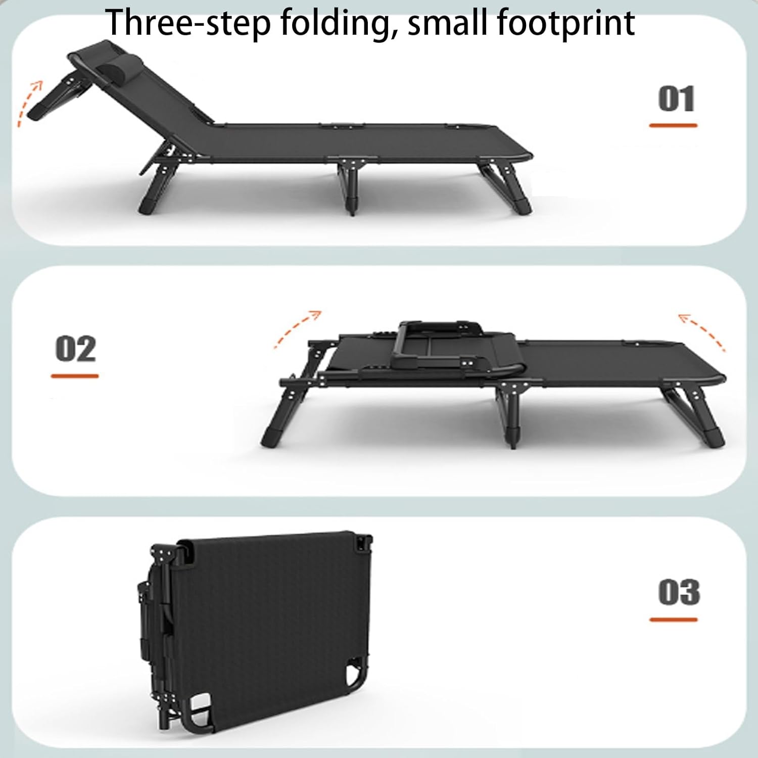 GL Extra Portable Folding Camp Bed