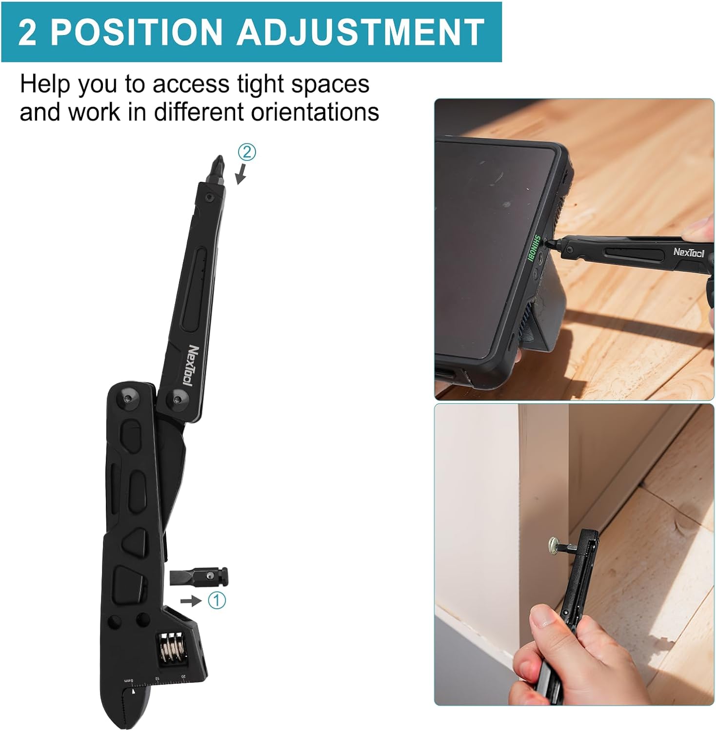 NexTool Walker W31 9 in 1 Adjustable Multifunctional Wrench