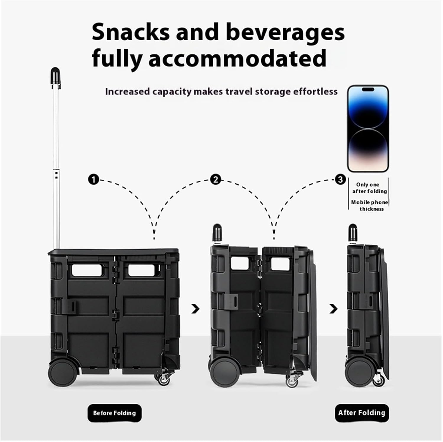 Blackdog Star X-Rod Folding Storage Cart 30L