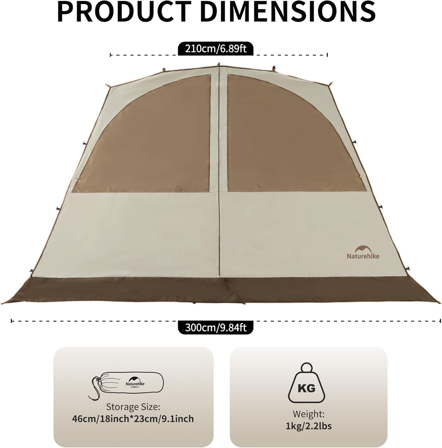 Naturehike Cloud Boundar Quick Opening Canopy Tent