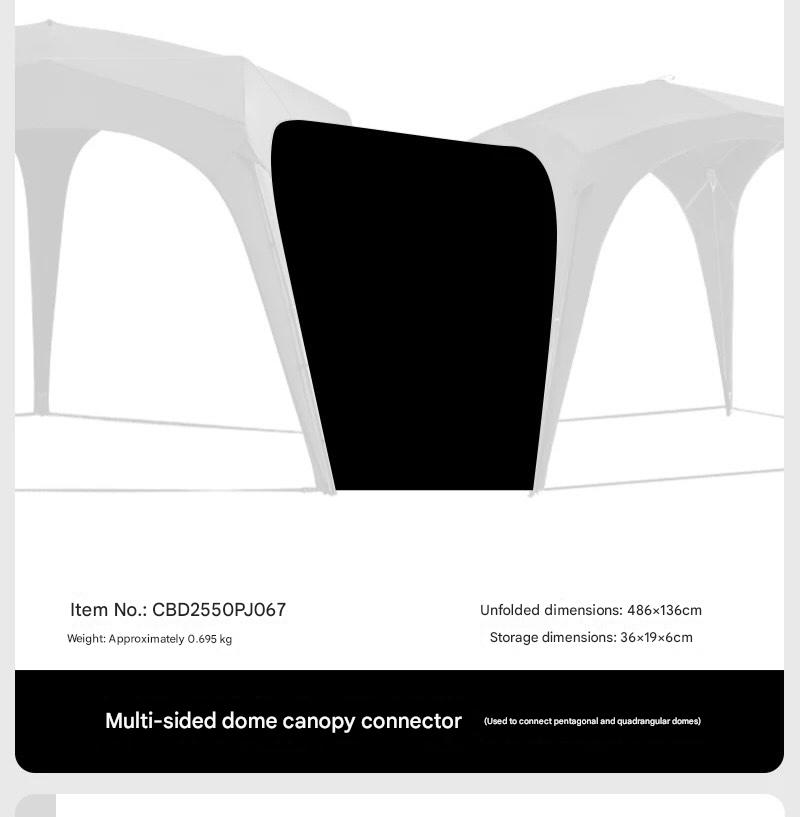 Blackdog Star Dome Pentagon Quick Open Dome Canopy & Accessories