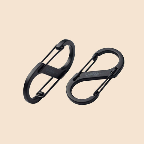 Cargo Container Hard Karabiner Black