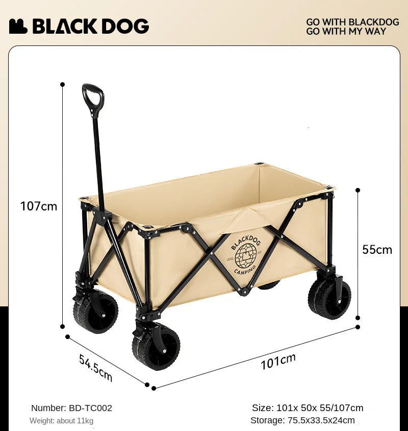 Blackdog Mountain shade Pro Camping Cart