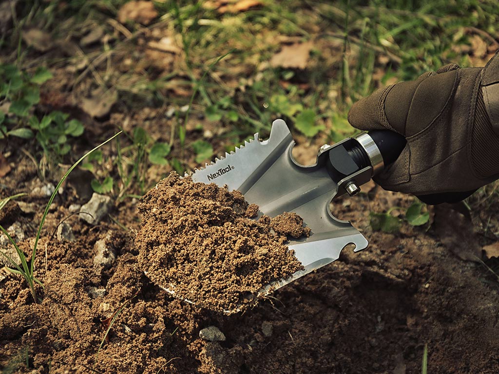NexTool Multi-Functional Folding Shovel