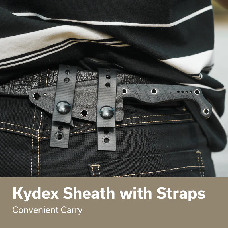 CIVIVI SŌKN Fixed Blade Knife G10 Handle Nitro-V Blade 2.82"