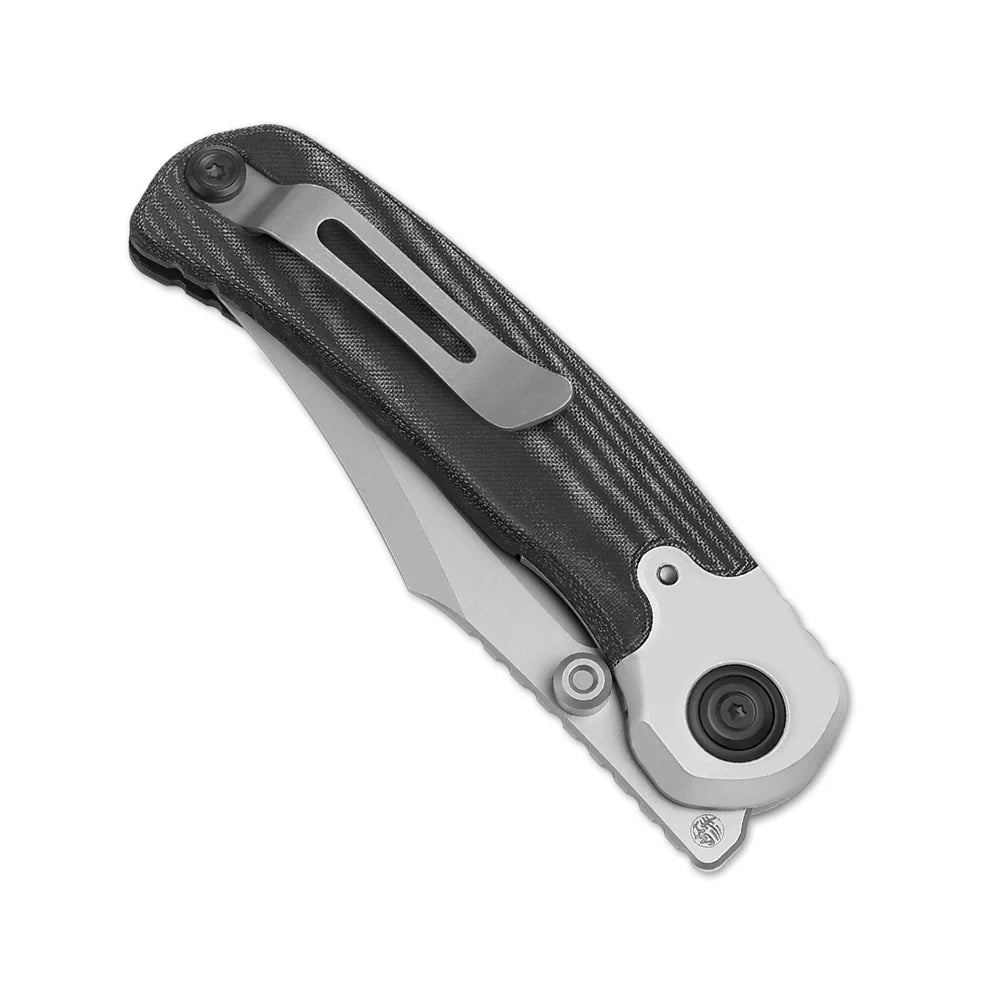 KIZER Pioneer Nitro-V blade Aluminum & Micarta Handle Liner Lock 3.2"