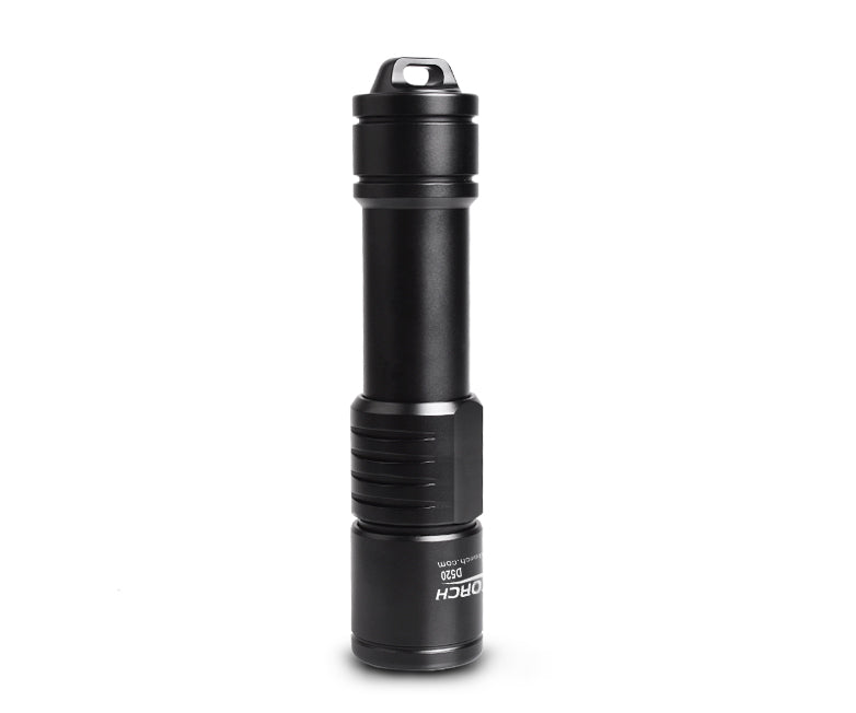 OrcaTorch D520 Dive light USB-C Battery Black 1000L