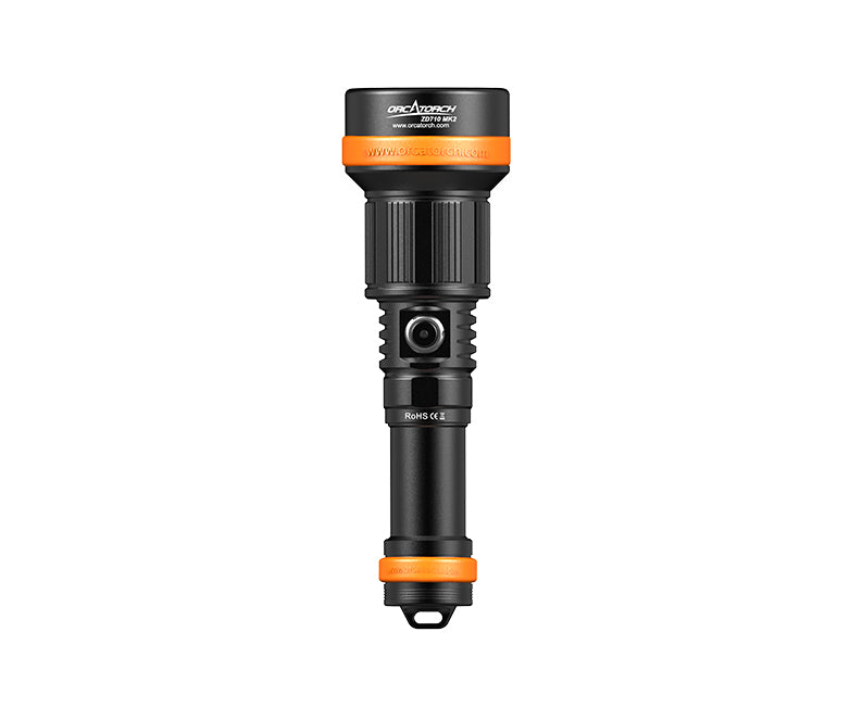 OrcaTorch ZD710 MK2 Dive Light Double Battery Pack 1500L