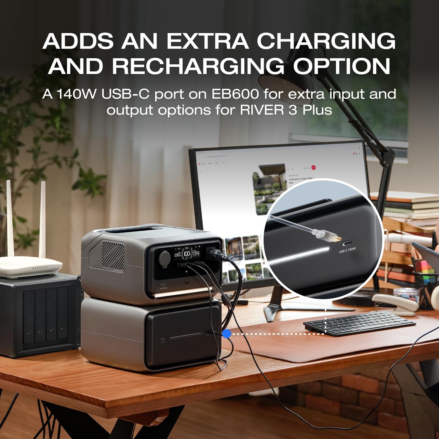 Ecoflow River 3 Plus Portable PowerStation Extra Battery EB600