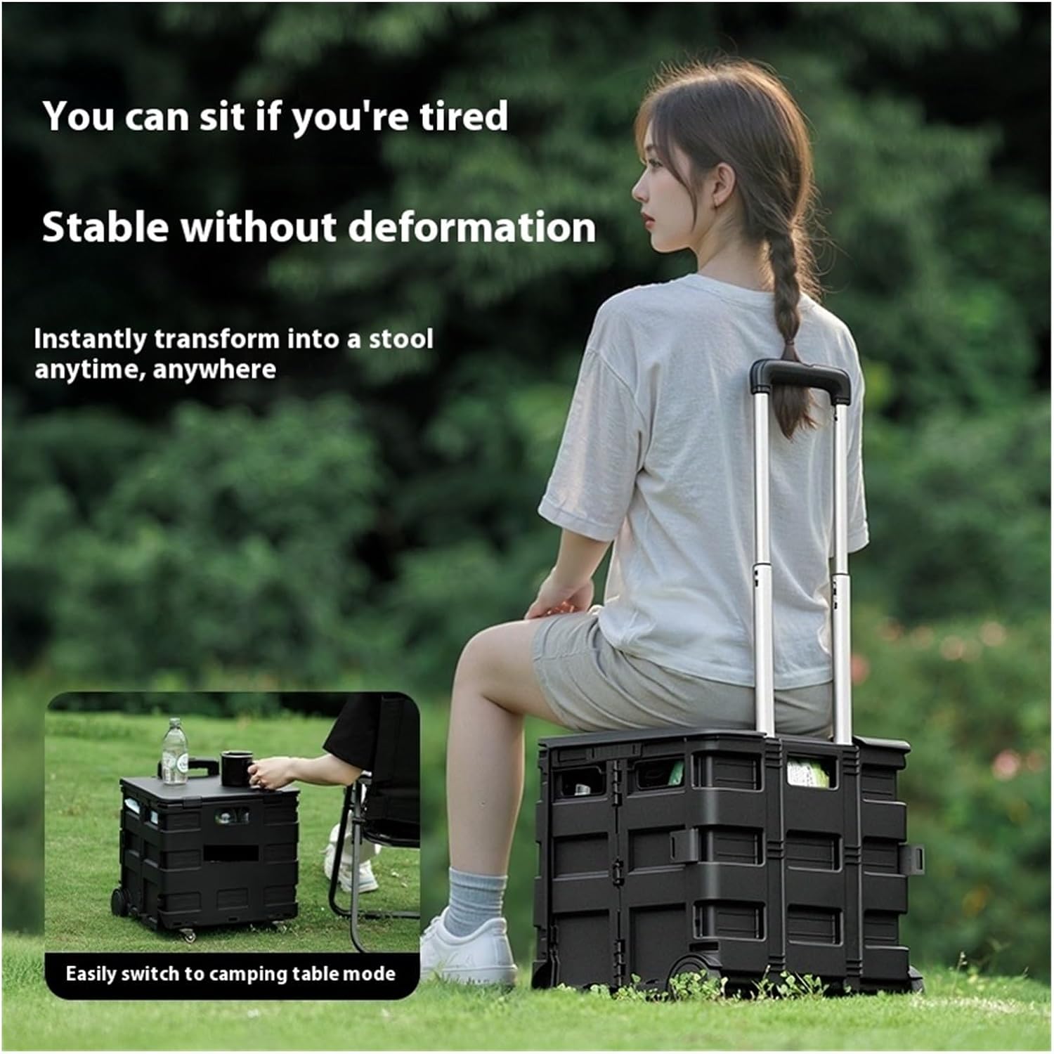 Blackdog Star X-Rod Folding Storage Cart 30L