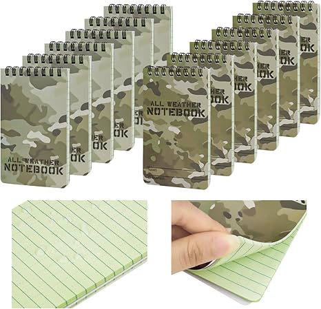 GL Extra Camouflage Weatherproof Notebook 3x5"