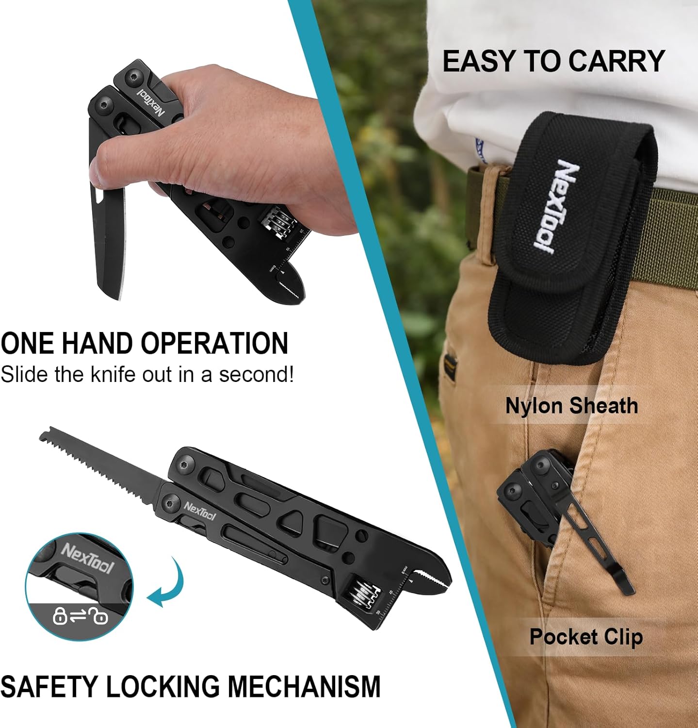 NexTool Walker W31 9 in 1 Adjustable Multifunctional Wrench
