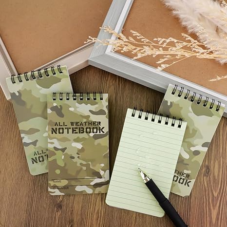 GL Extra Camouflage Weatherproof Notebook 3x5"