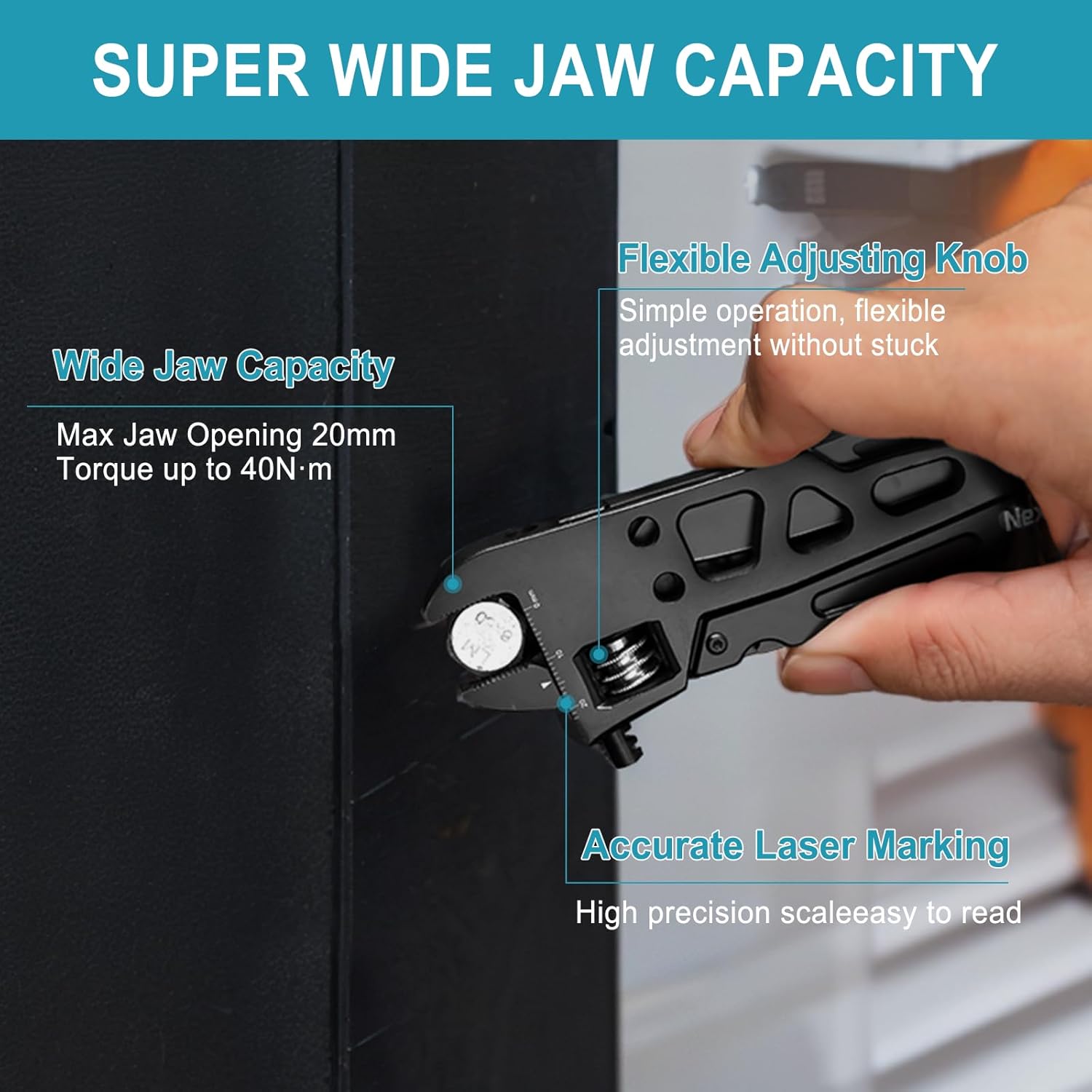 NexTool Walker W31 9 in 1 Adjustable Multifunctional Wrench