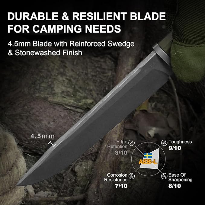 KIZER Camp180 AEB-L Blade G10 Handle 5.55"