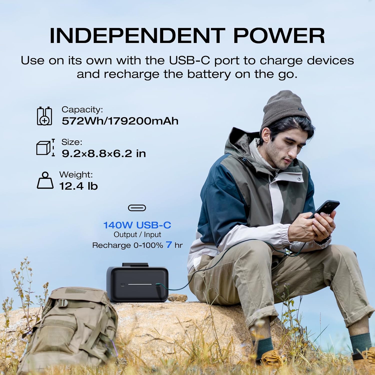 Ecoflow River 3 Plus Portable PowerStation Extra Battery EB600