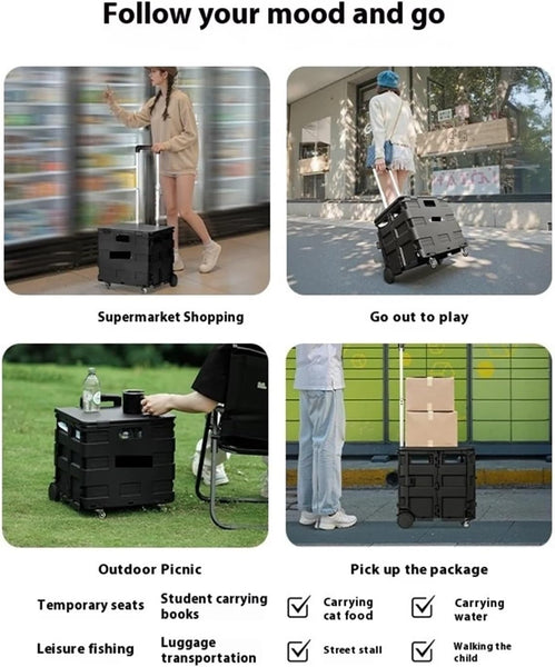 Blackdog Star X-Rod Folding Storage Cart 30L