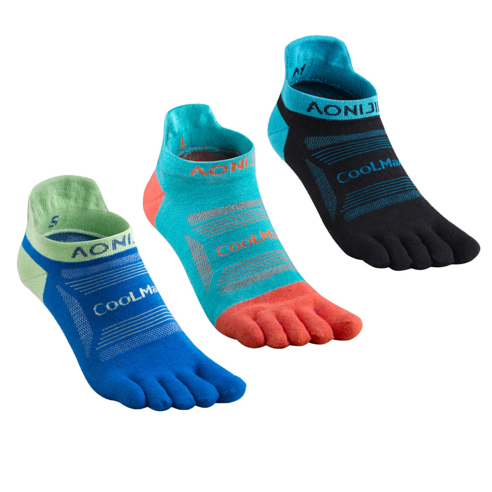 AONIJIE Five Fingers Socks 3/PK
