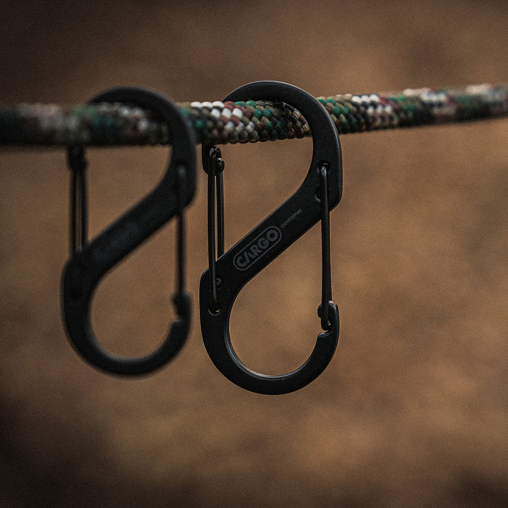 Cargo Container Hard Karabiner Black