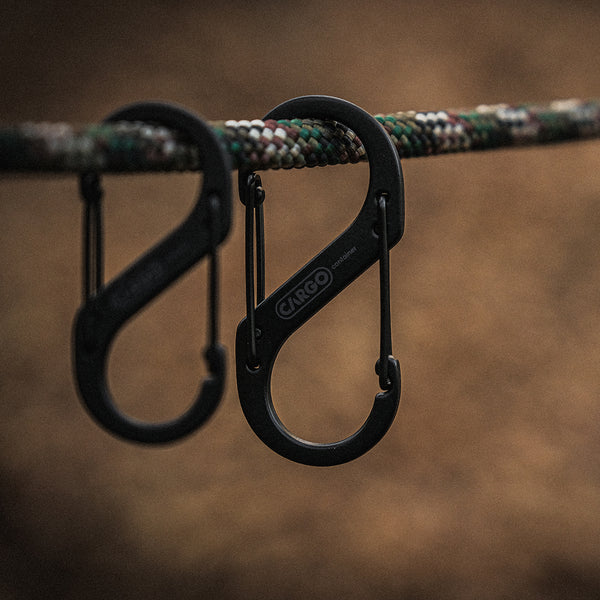 Cargo Container Hard Karabiner Black