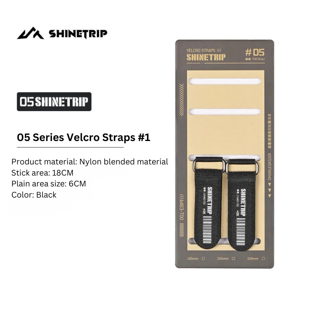 ShineTrip ST-05 Series Velcro Strap