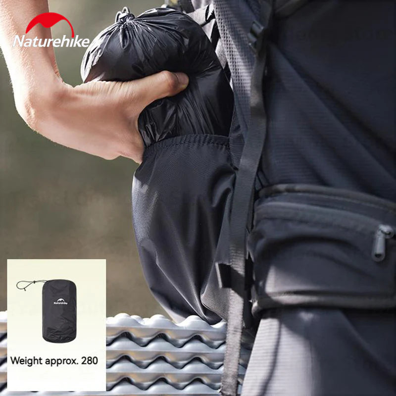 Naturehike Split Raincoat Black