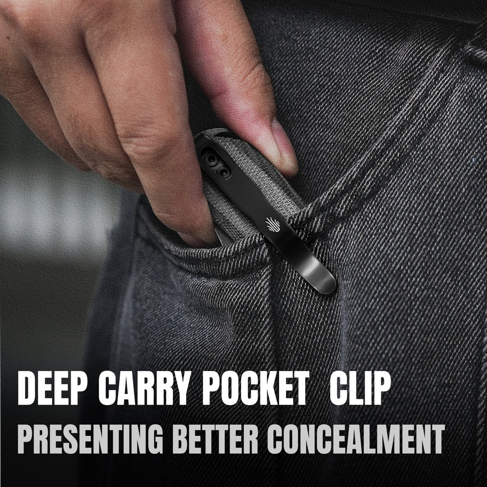 KIZER Momo Nitro-V Blade Black G10+ Micarta Handle Liner Lock 4.1"