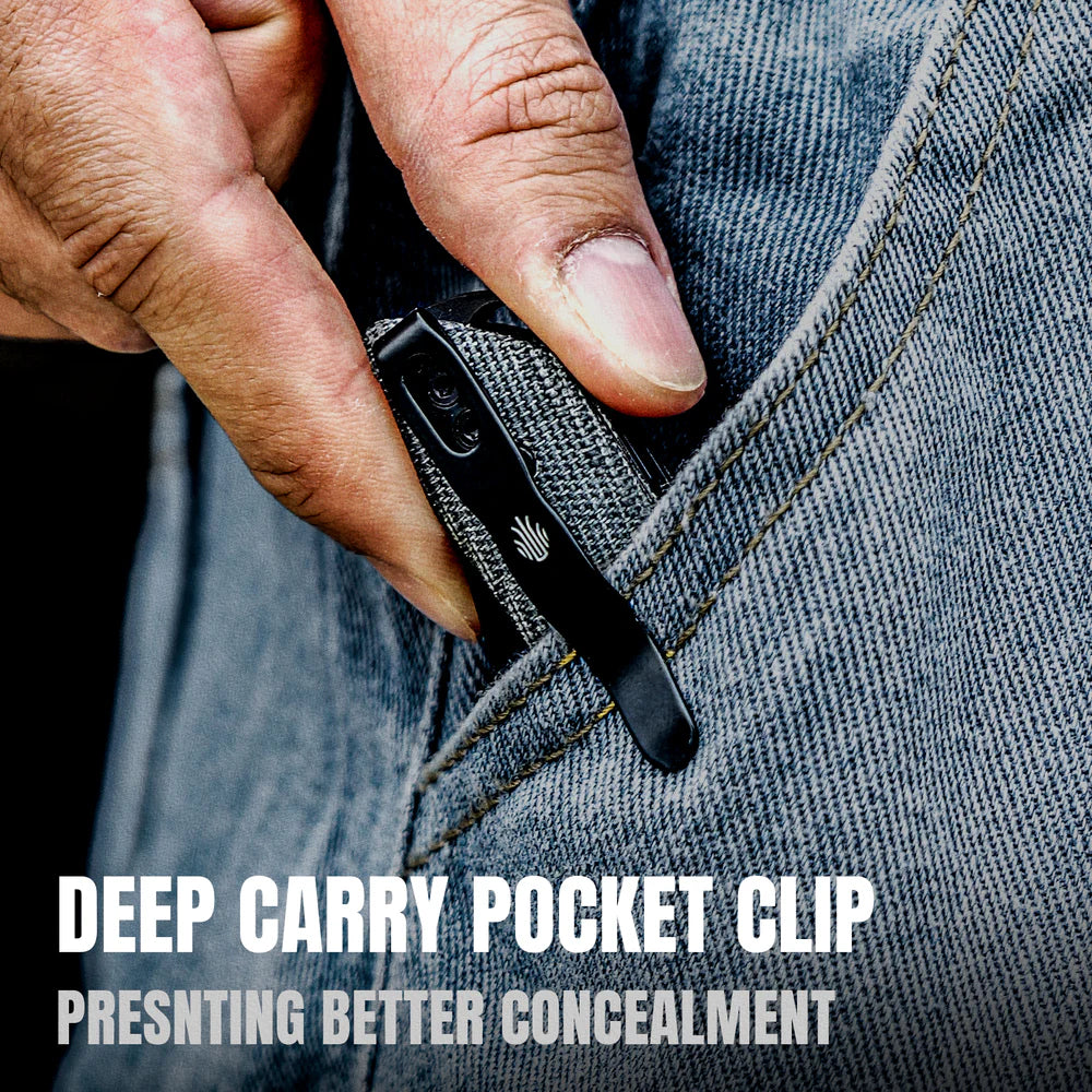 KIZER Mini Momo 154cm Blade Aluminum + Macarta Handle Liner Lock 3.2"