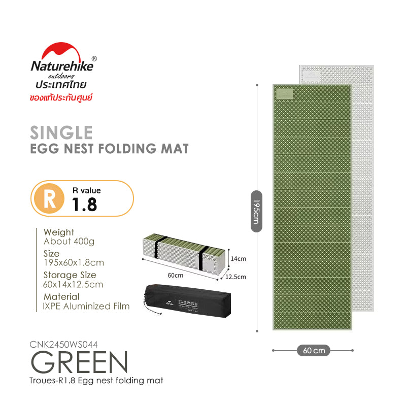 Naturehike Troues-R1.8 Egg Nest Folding Mat-Single