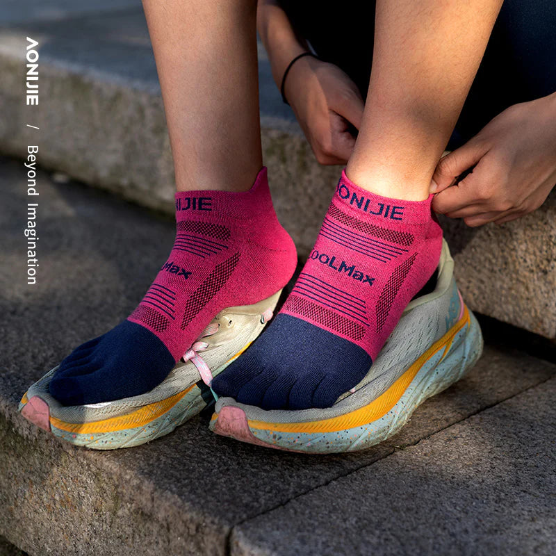 AONIJIE Five Fingers Socks 3/PK