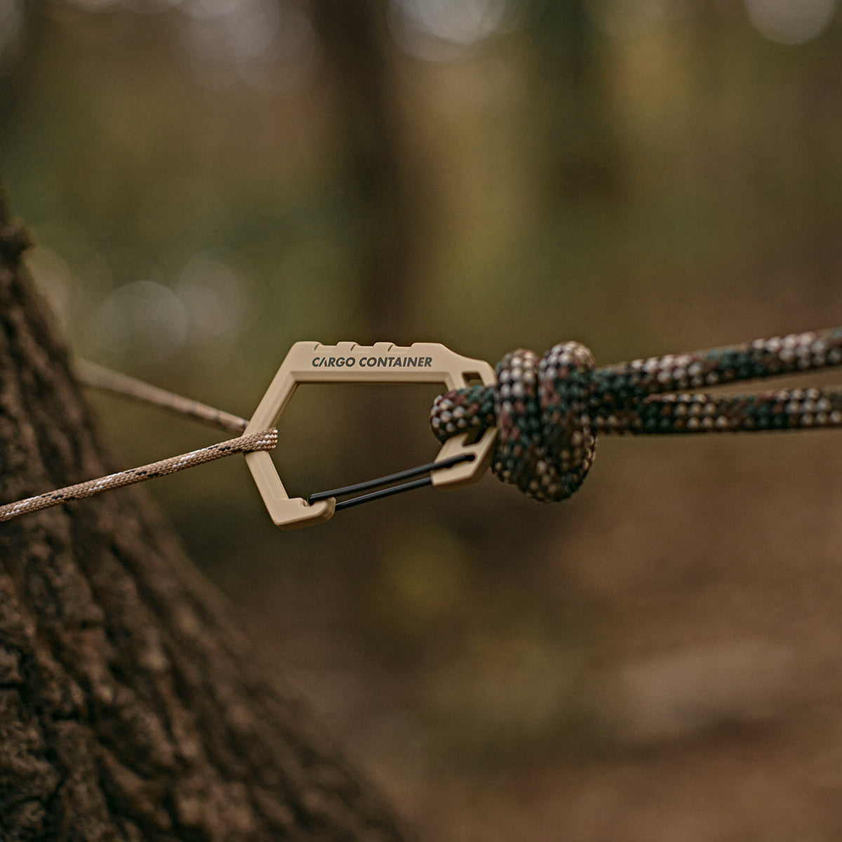 Cargo Container Hard Karabiner D Black