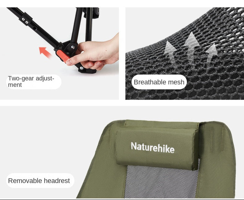 Naturehike Sea Star 002 Gathered High back Mesh Moon Chair