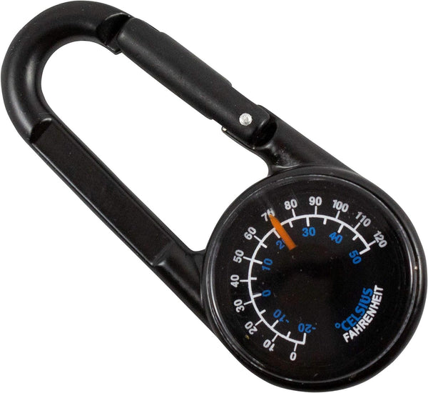Munkees Carabiner w/ Compass & Thermometer