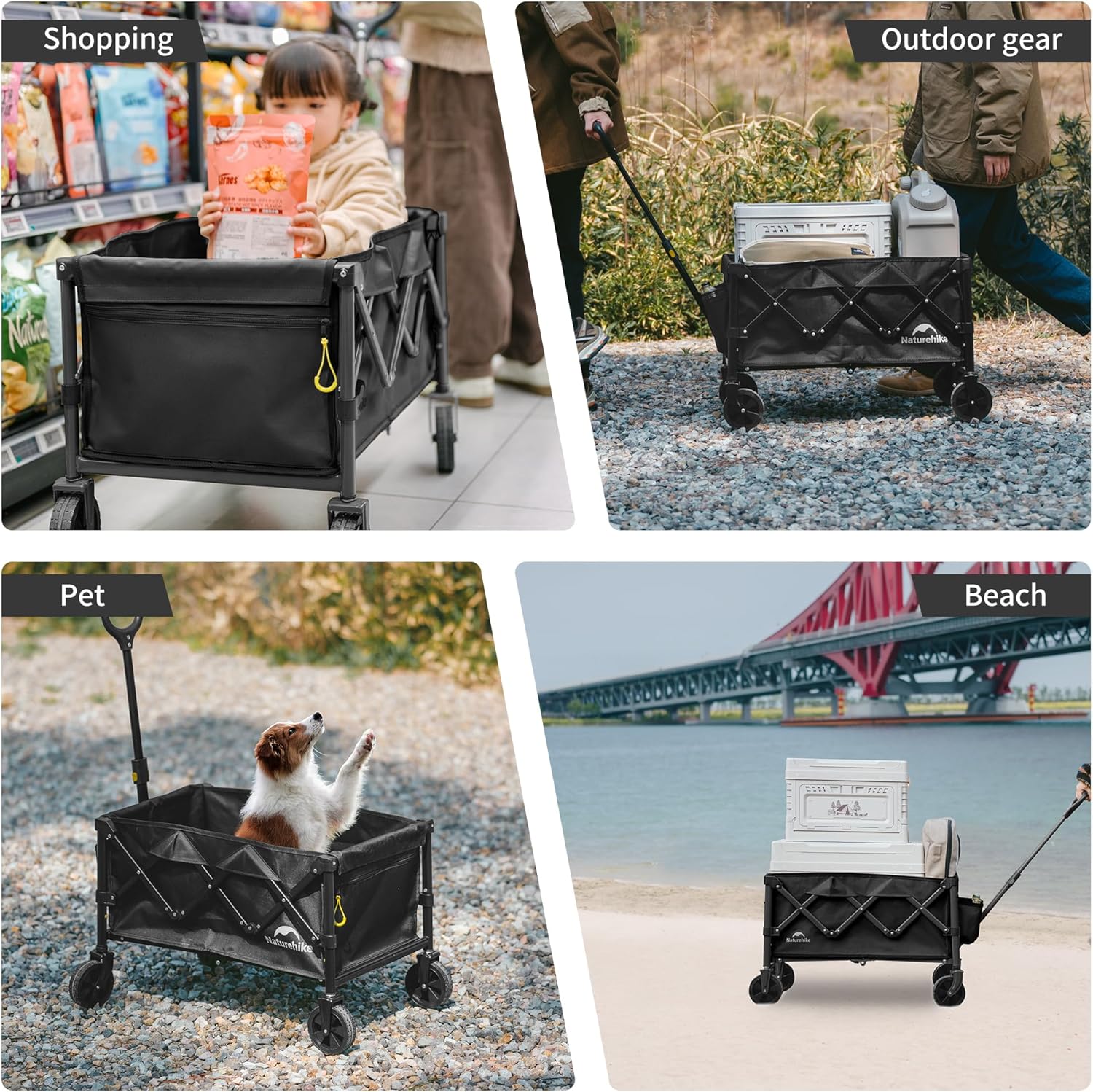 Naturehike Mini Lightweight Folding Trolley