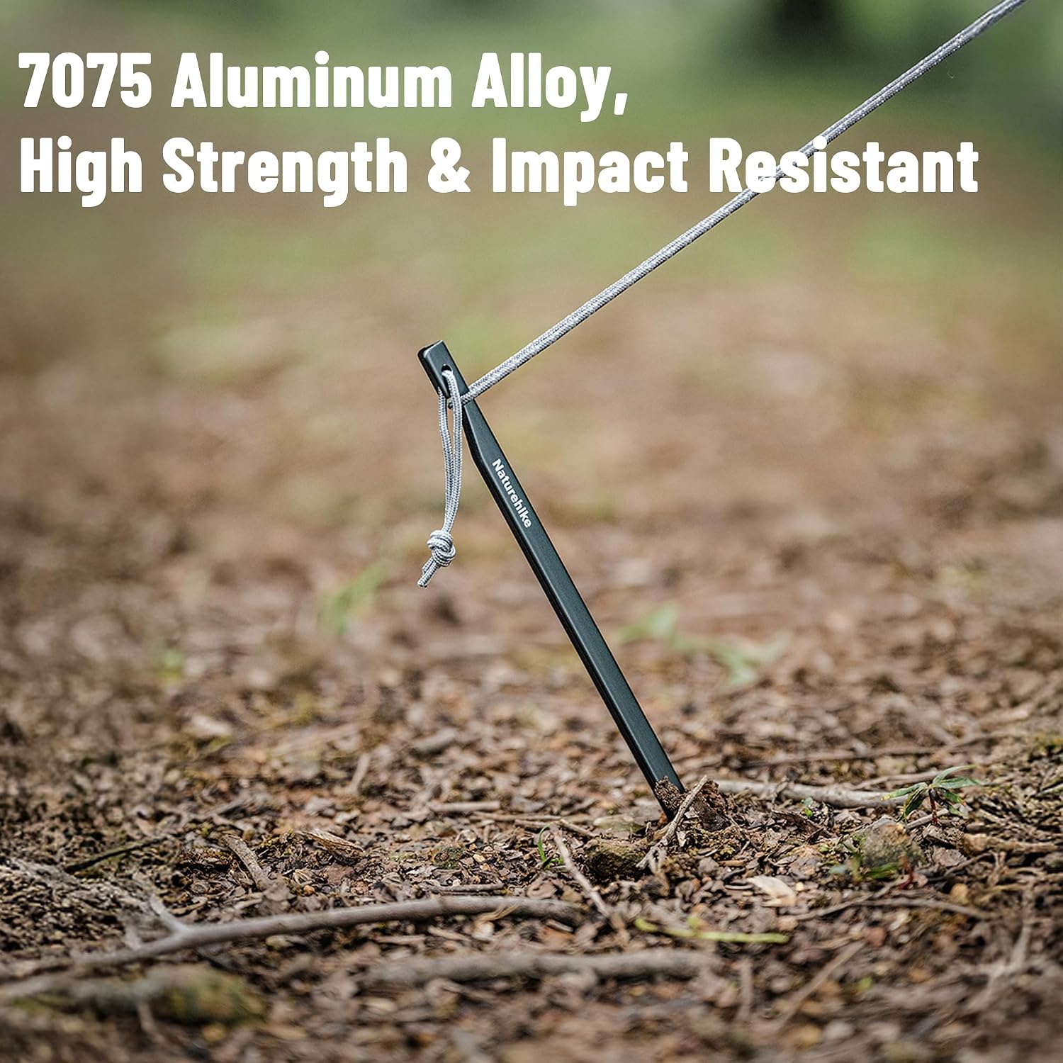 Naturehike Lightweight Aluminium Tent Pegs – 6 Pack