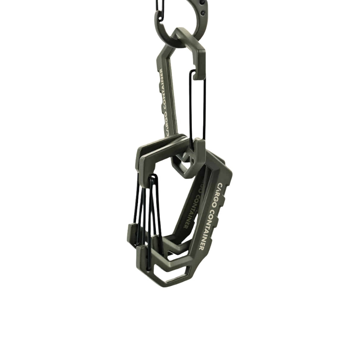 Cargo Container Hard Karabiner D Black