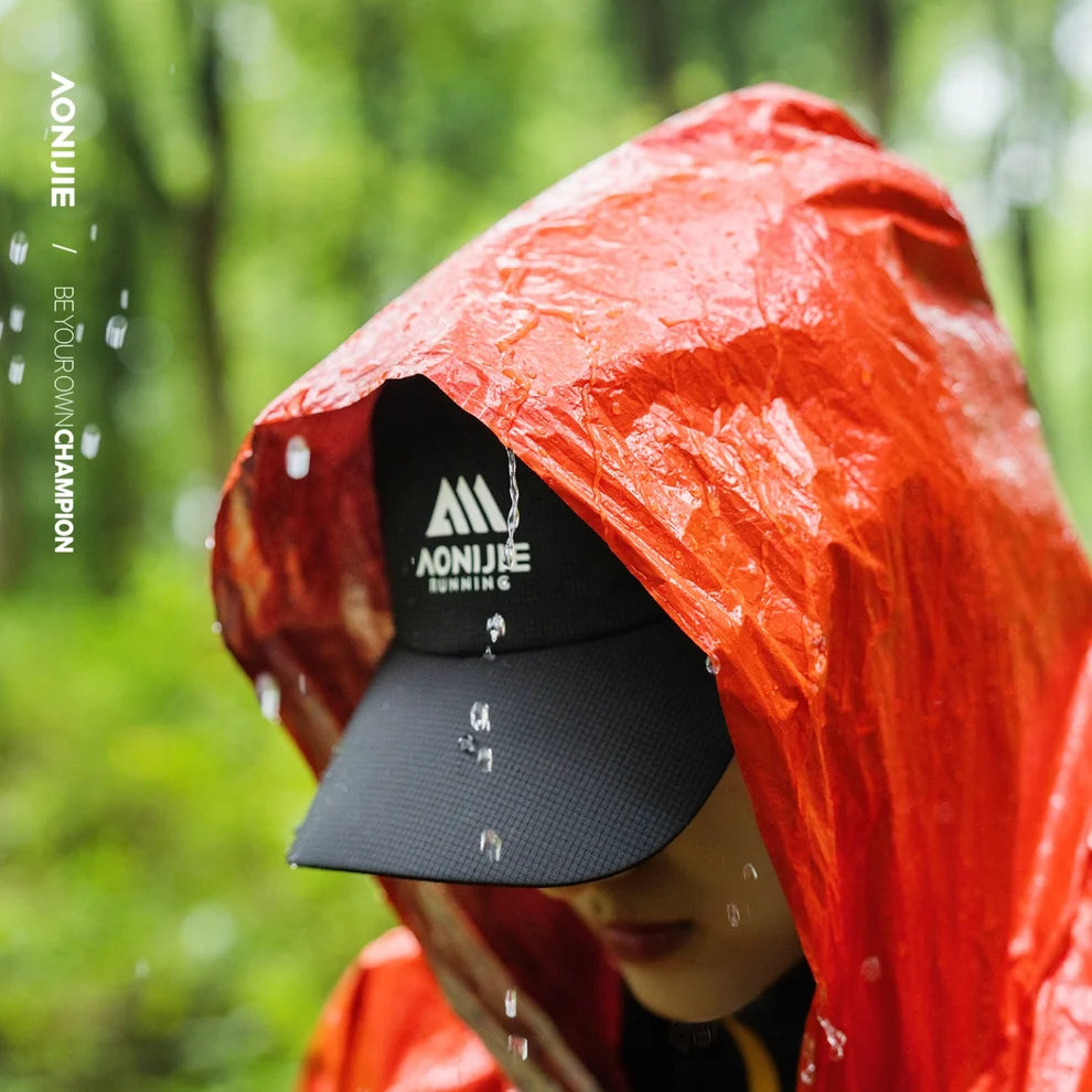 AONIJIE Emergency Thermal Raincoat Orange-A108