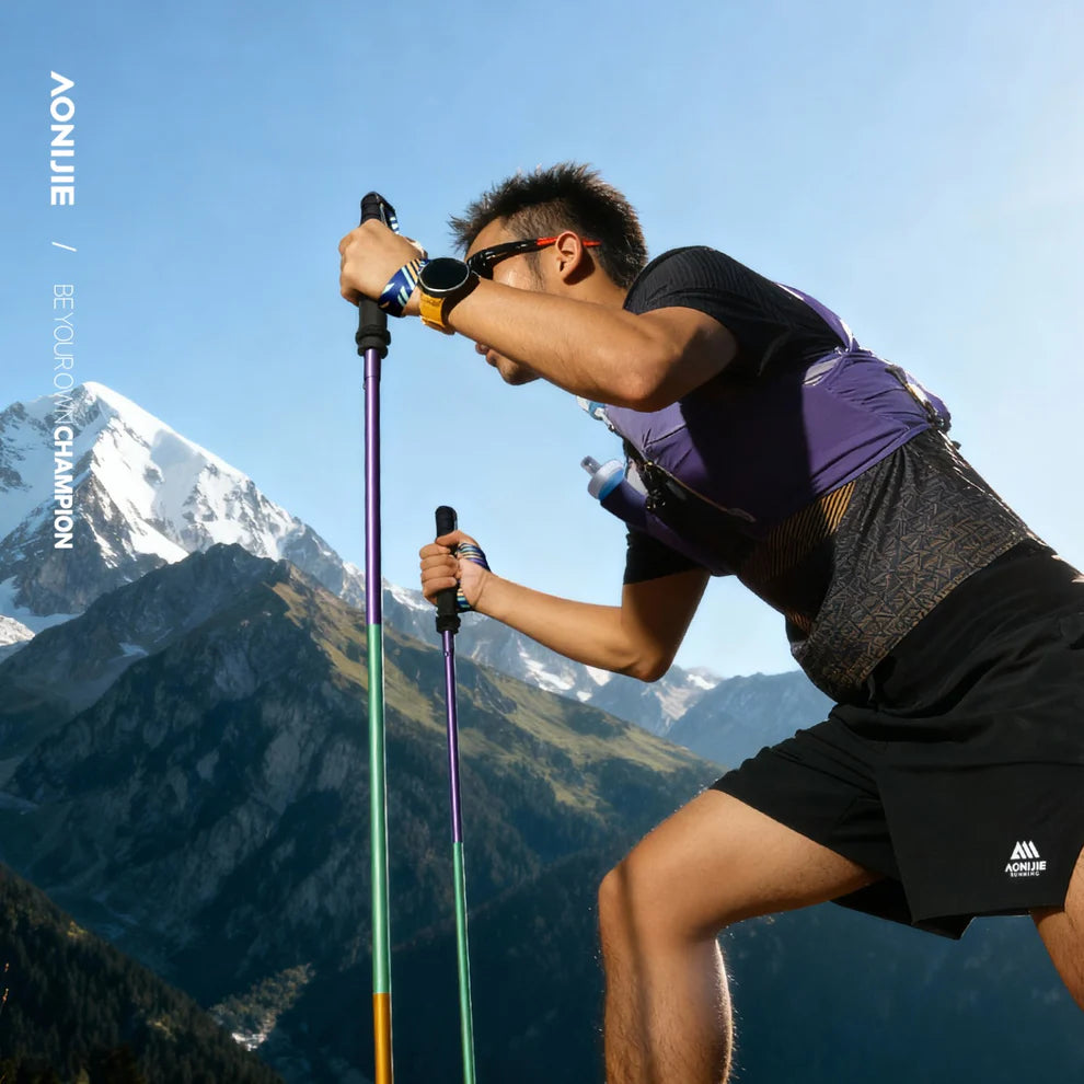 AONIJIE Folding Aluminum Alloy Trekking Pole-E4201