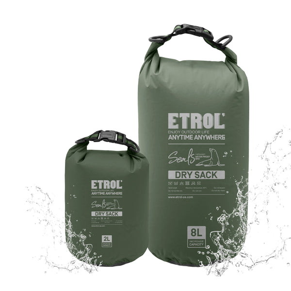 Etrol Waterproof Bag 2L Olive Green