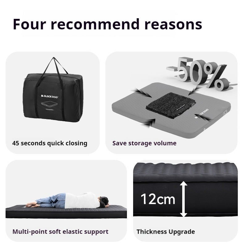 Blackdog Cloud Sense Double Automatic Inflatable Cushion