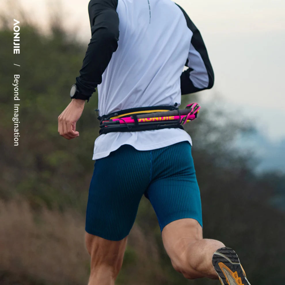 AONIJIE Zipper Design Running Waist Bag - W8122
