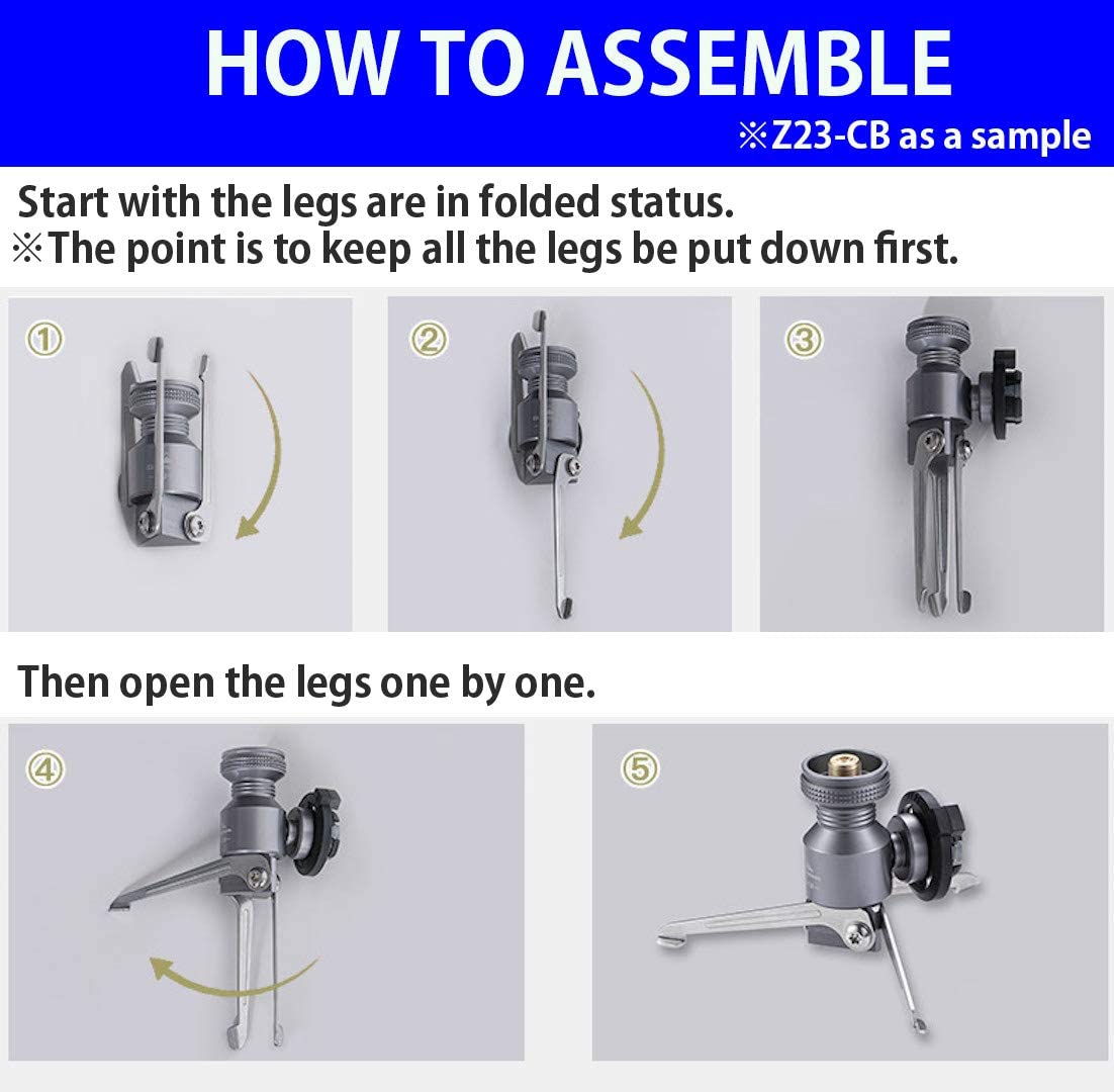 Campingmoon 2 Oulet Stand Type Adapter