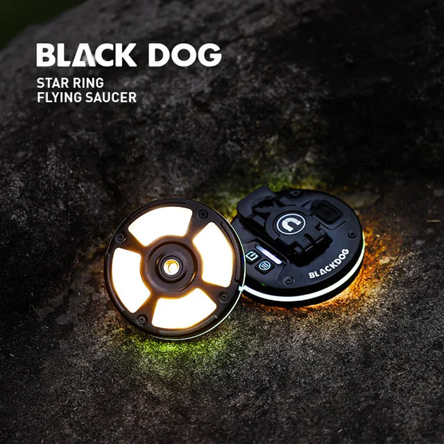 Blackdog Star Ring Flying Saucer Camping Ambiance Lamp