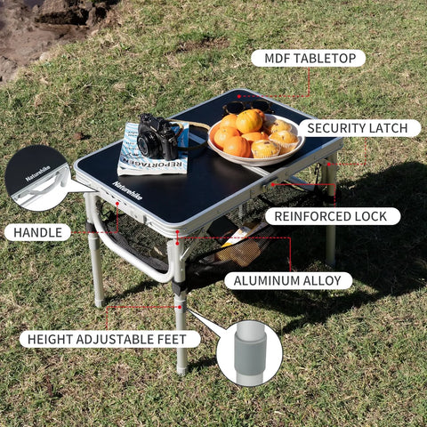 Naturehike Luye L01 folding table-Metalash